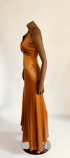L’Agence Sienna Silk Long Dress