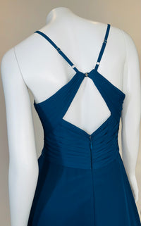 AZAZIE Dark Turquoise Strappy Long Dress