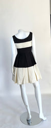 Kate Spade Black and White Stripe Knee Length Dress