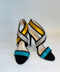 KIMI Latian Blue/Yellow/Grey/Black High Heels