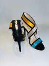 KIMI Latian Blue/Yellow/Grey/Black High Heels