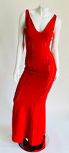 ANTONIO BERARDI Red Bodycon Long Dress