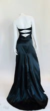Queen B At Honey Black Strapless Long Dress with Train