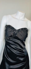 Queen B At Honey Black Strapless Long Dress with Train