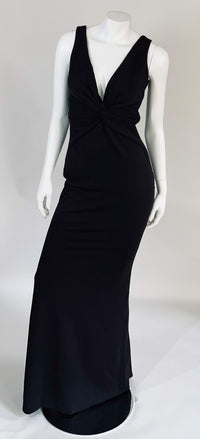 KATIE MAY Black Bodycon Long Dress