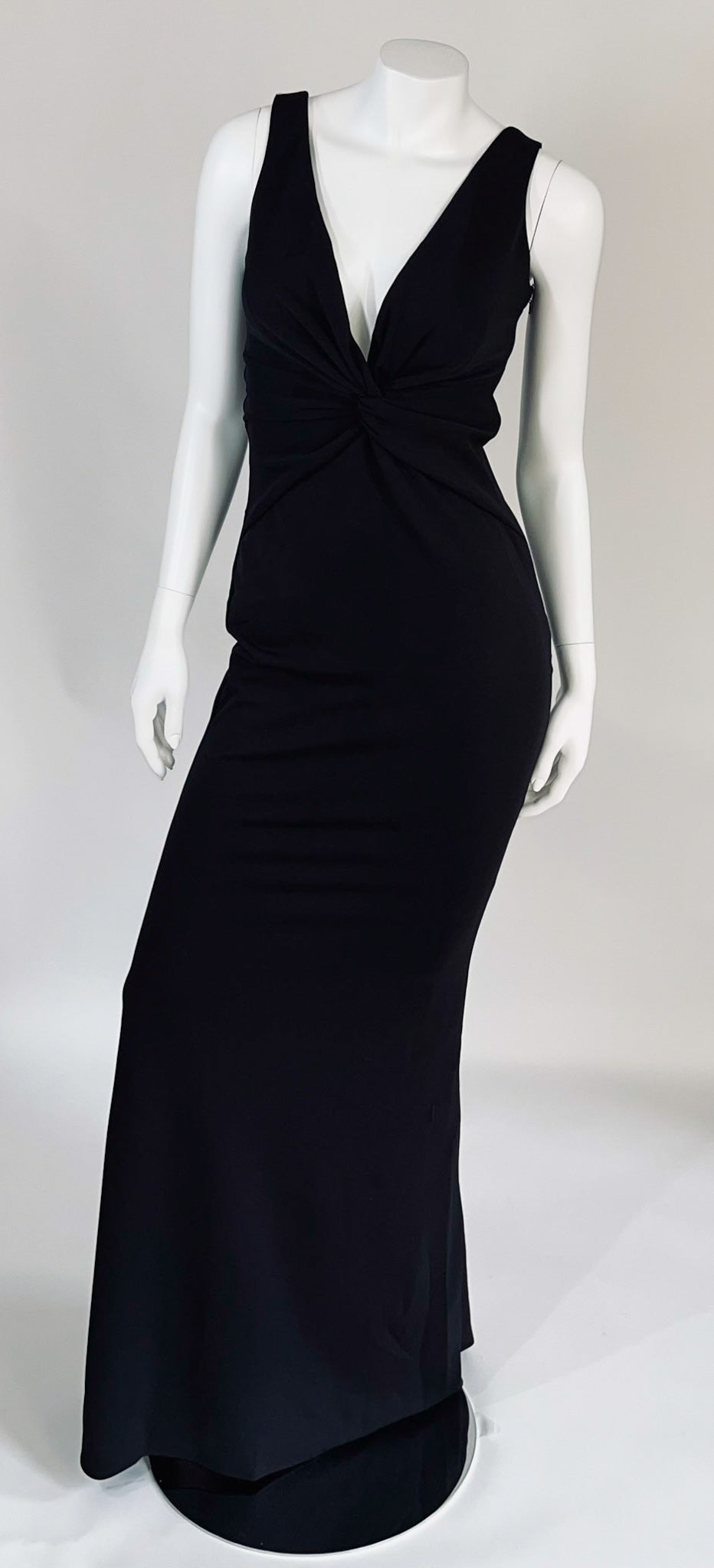 KATIE MAY Black Bodycon Long Dress