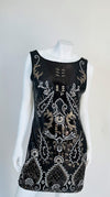 Nudha Couture Beaded and Sequined Mini Dress