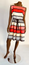 Danney & Nicole Stripe Sleeveless Knee Length Dress