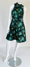KUT Emerald Floral High neck Knee Length Dress