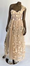 Custom Made Single Shoulder Fitted Long Dress